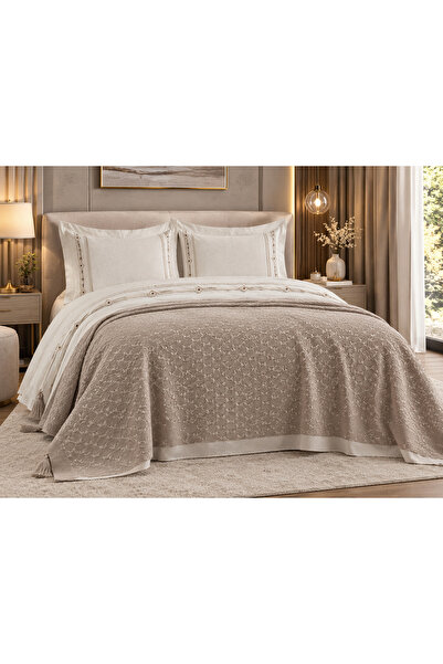 Capital Home Cuvertura+lenjerie+patura trico =7 piese