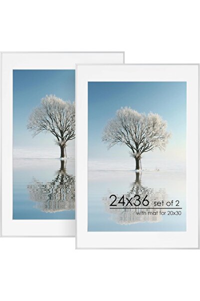 Generic إطار صورة 8x10، عرض صور 5x7 مع مات أو 8x10 بدون مات، عرض على الحائط أ...