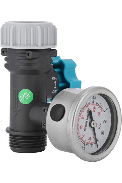 Generic G3/4in Adjustable Water Pressure Regulator Valve with Pressure Gauge,...