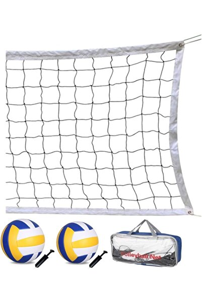 Generic Volleyball Net, Portable Volleyball Net for Pool Beach Indoor and Out...