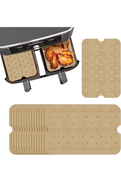 Generic Air Fryer Paper Pad, Air Fryers Lined Paper Rectangular Openings, Rou...
