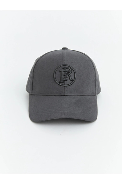 LC Waikiki Anthracite Embroidered Men's Cap Hat