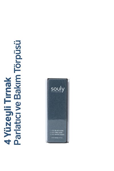 Souly 4 Yüzeyli Tırnak Parlatıcı ve Bakım Törpüsü