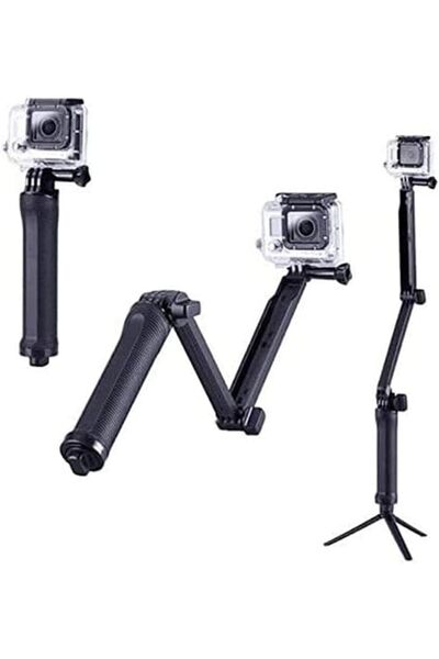Generic عصا سيلفي ثلاثية الاتجاهات مقاومة للماء لـ Gopro Hero 7 6 5 4 3+ Sess...