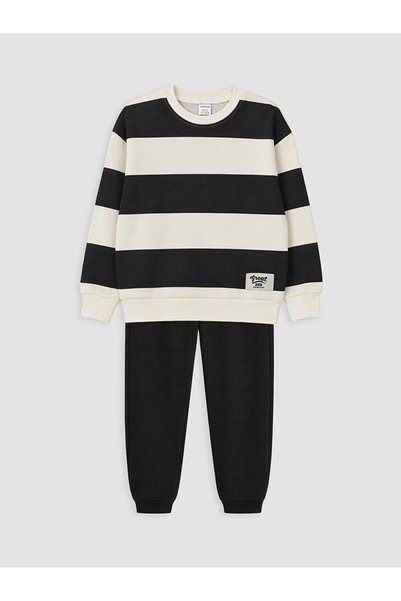 LC Waikiki Quality Pieces from Çelebi Store Striped Boys' Suit
