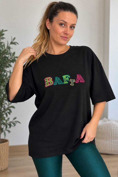 Bafa Tricou oversize brodat