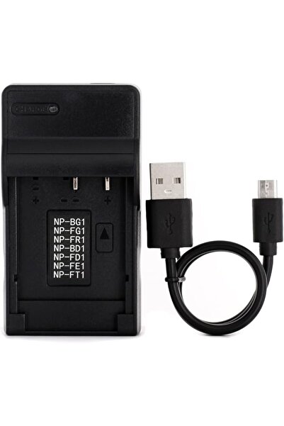 Norifon شاحن USB طراز NP-BG1 لكاميرات سوني سايبر-شوت DSC-H50 DSC-H55 DSC-H70 ...