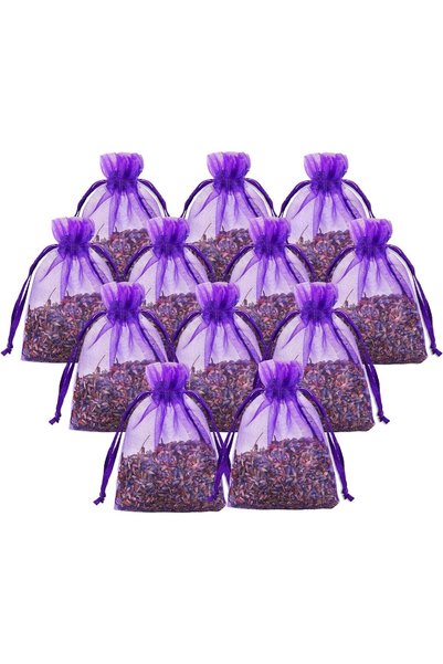 Generic أكياس عطر اللافندر، 5 جرام/12 قطعة للخزائن والأدراج، معطرات للمساحات ...