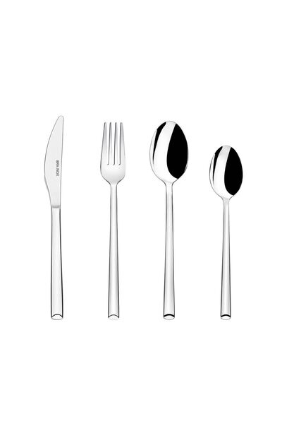Bra 24-piece cutlery set, stainless steel, with steak knife, “Verona” –