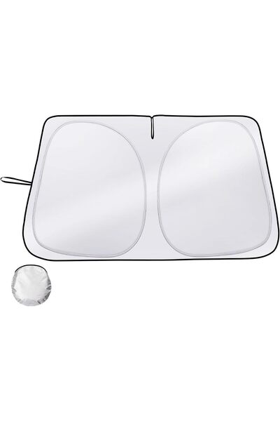 Generic Cars Sunshade, Car Front Windshield Sunshade, Titanium Silver Sun Sha...