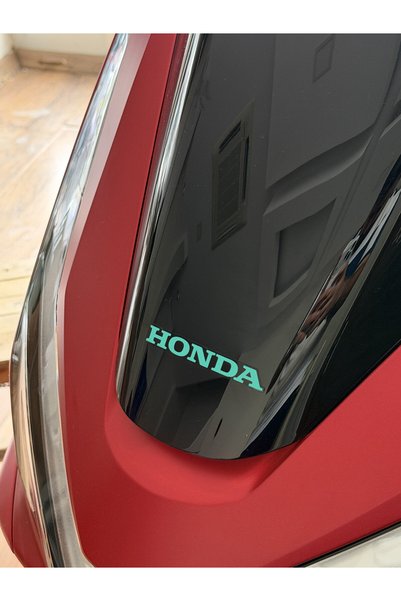 Banxtre Honda PCX için Tüm Yıllara Uyumlu Ön Cam Orijinal Renkli Cam Yazı Sti...