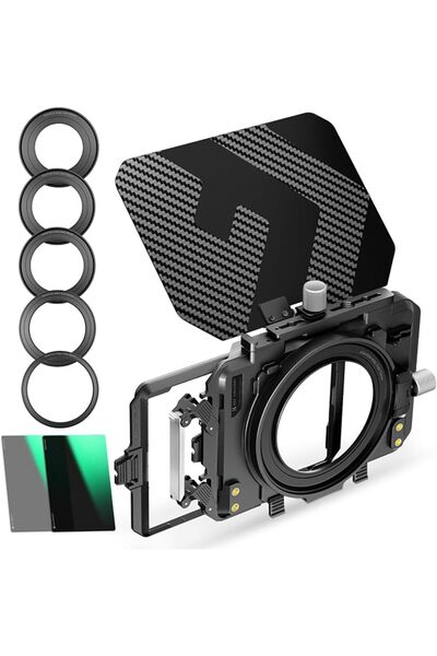 K&F CONCEPT طقم مات بوكس مع فلتر ND4 وND32 مقاس 4 × 5.65 للكاميرات الرقمية DS...