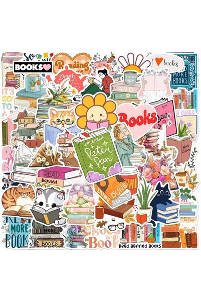 Generic London Stickers 50 Pcs British Style Waterproof Vinyl Decals for Wate...