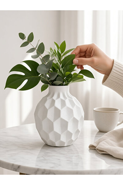 LALEZEN HOME KRİSTAL MODEL TOP VAZO (14 CM)