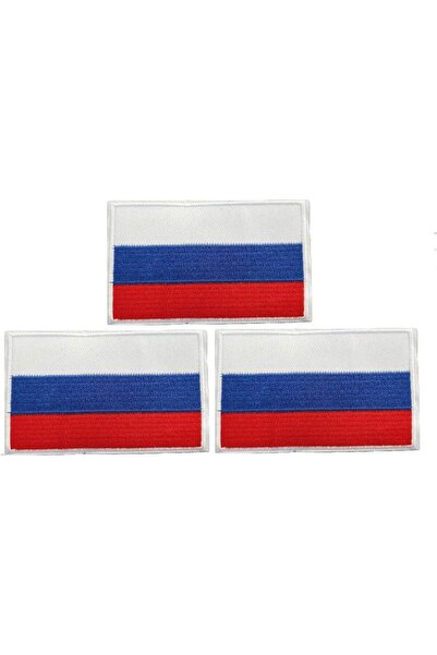 Generic JAVD 3Pack Russia Flag Patch, Russian Tactical Embroidery Patch for H...