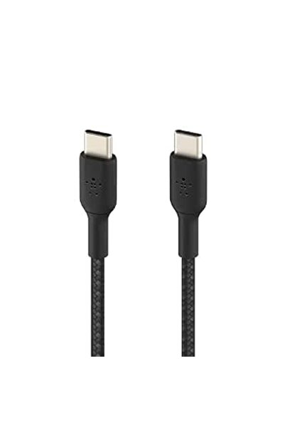 Belkin Limited كابل Belkin للشحن السريع (طوله 0.5 قدم) مضفر من نوع USB-C إلى ...