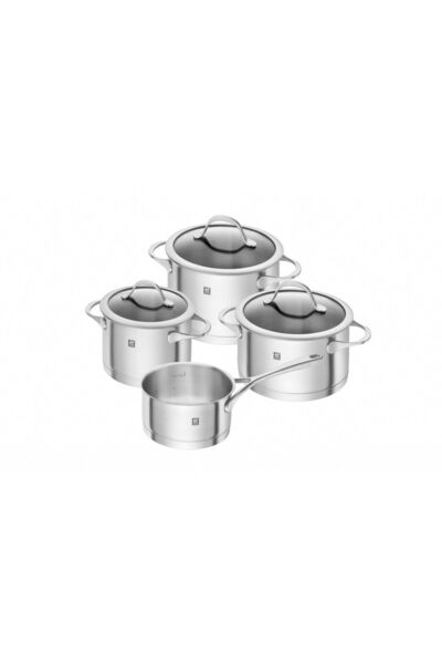 ZWILLING 7-piece stainless steel cooking pot set, "Essence" -