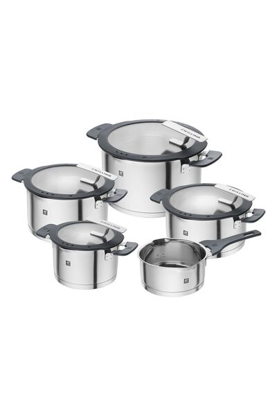 ZWILLING 9-piece cookware set, stainless steel, "Simplify" -
