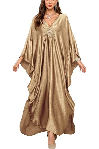 YouKD Women's Long Kaftan Maxi Dress Boho Swimsuit Beach Cover Up Robes One S...