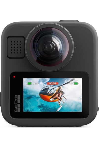 GoPro MAX2 - Waterproof 360 + Traditional Action Camera with Touch Screen, Sp...