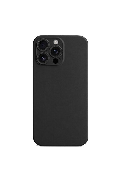 Generic Brand Lemontti Husa Silicon Soft Slim iPhone 16 Pro Max Negru (materi...