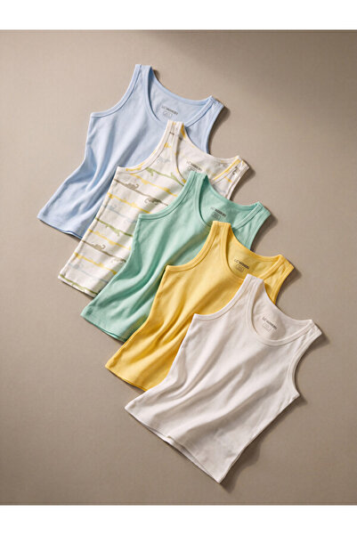 LC Waikiki Esvab • Modern & Distinctive Zero Roba Collar Boys' Undershirt 5-Pack