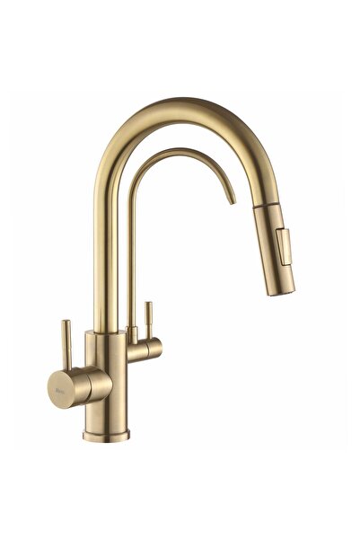 Rea Robinet Pentru Bucătărie Fresh Auriu Periat 18X3,5X37,5Cm