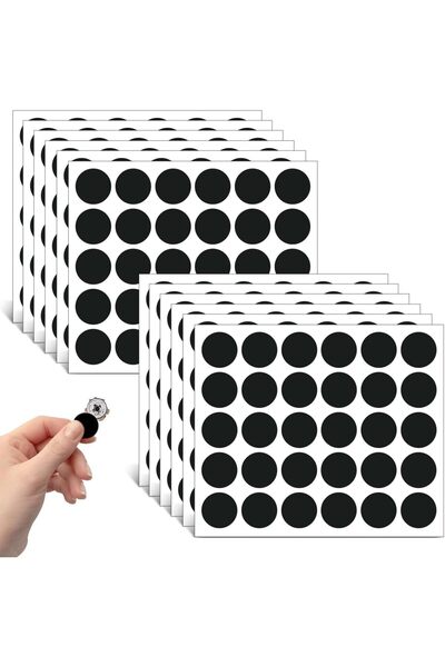 Generic Furniture Screw Sticker, 12 Sheets Wall Hole Cover Sticker, PVC Dustp...