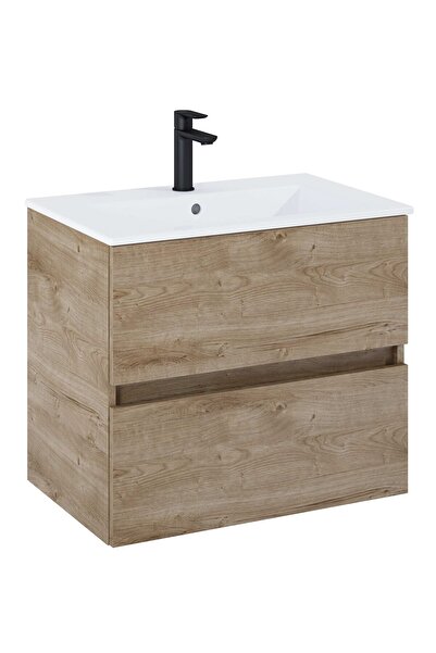 Roca N-Cube Mobilier de baie(mască lavoar cu două sertare și lavoar) culoare ...