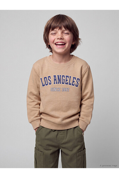 LC Waikiki Esvab • Modern & Distinctive Los Angeles Printed Boys' Thick Sweat...