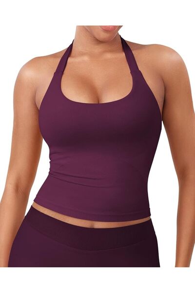 GENERAL YEOREO SoftHue Women's Impact Halter Tank Top