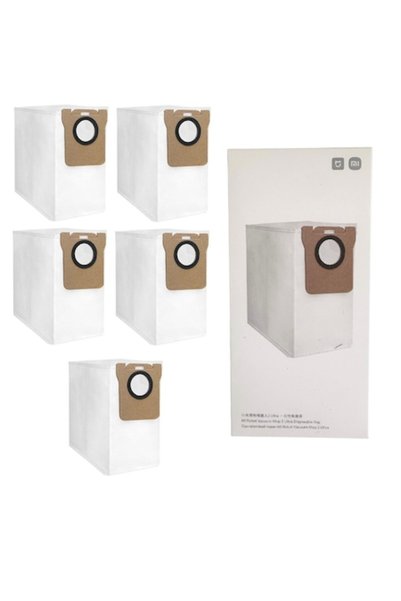 Xiaomi Set de 5 saci de praf originali pentru aspiratorul robot Mi Robot Vacu...