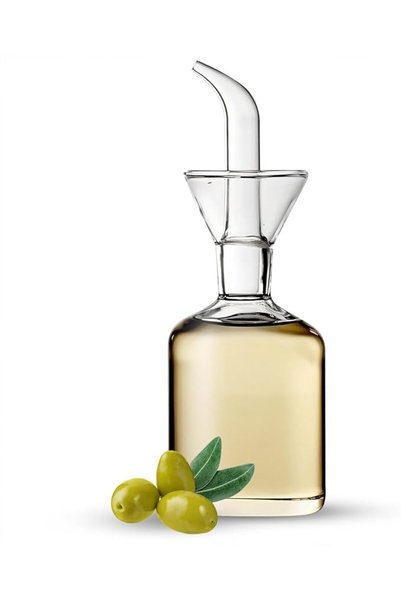 THE WHITE SHOP موزع زيت، زجاجة سعة 4 أونصات للمطبخ المنزلي وأسطح العمل