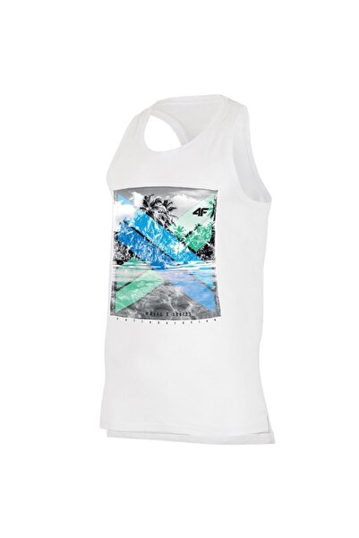 4F Tricou M H4L19-TSM025 10S alb