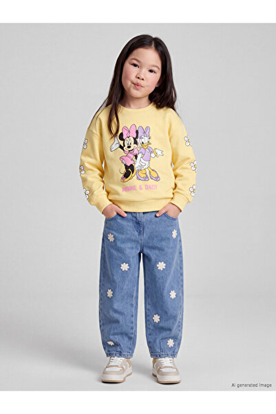LC Waikiki Esvab • Modern & Distinctive Floral Embroidered Barrel Fit Girls' ...