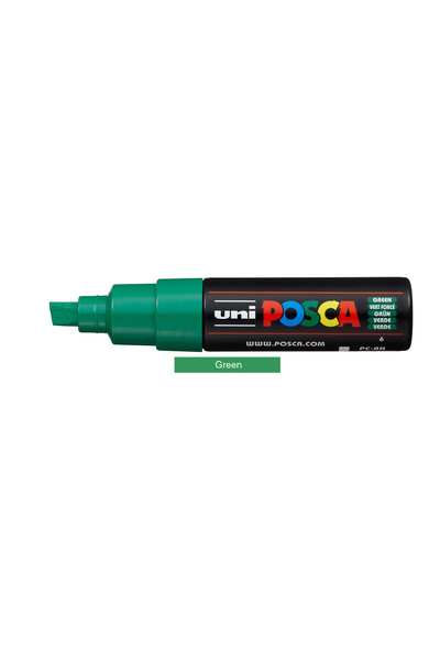 POSCA UNI PC-8K ΠΥΚΝΕΣ ΠΡΑΣΙΝΕΣ ΜΑΡΚΕΡΕΣ