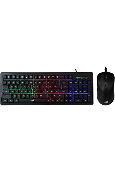 Barracuda ORCA Wired Keyboard and Mouse Kit, QWERTY US Layout, Cable Length 1...