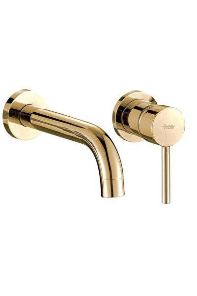 Rea Robinet Pentru Lavoar Încastrat Lungo + Box Auriu 16X20X11Cm