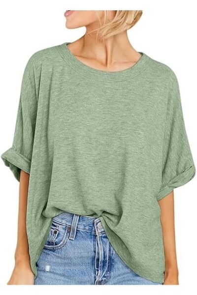GENERAL Women's Oversized T Shirts Loose Fit Tunic Tshirts 2025 Casual Summer...