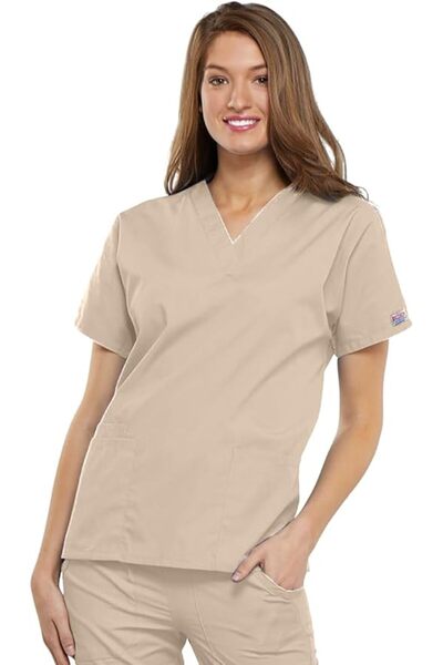 Cherokee WW Originals Womens Scrub Tops V-Neck Dolman Sleeve 3 Pockets