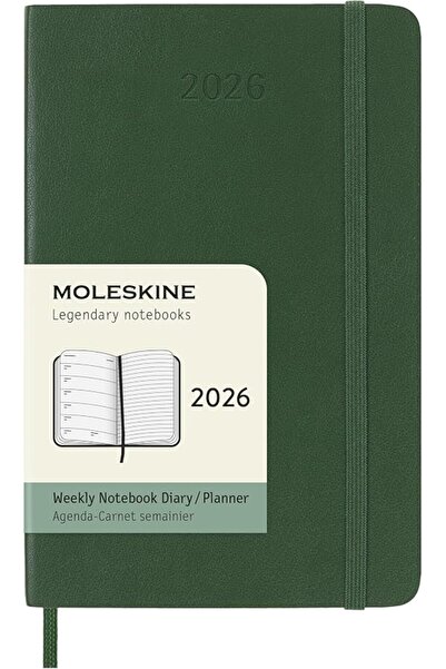 Moleskine مفكرة تقويمية أسبوعية لمدة 12 شهرًا لعام 2026، حجم الجيب/A6، أسبوع ...