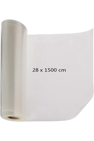 Generic لفائف تغليف الطعام بالتفريغ، مقاس 28*1500 سم، مناسبة للطهي بالسو فيد ...