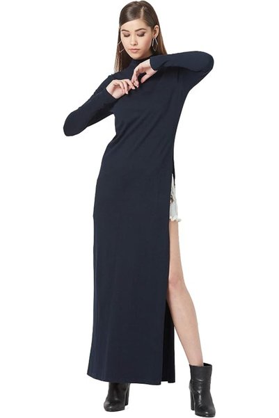 MISS OLIVE Women's Cotton Maxi Top