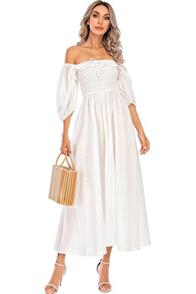 GENERAL R.Vivimos Women Summer Half Sleeve Cotton Ruffled Vintage Elegant Bac...
