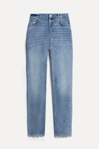 Mudo Kadın İndigo Mom Fit Jean Pantolon