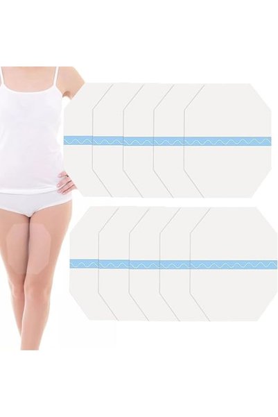 Paporich 40 Pcs Thigh Lift Tape, Invisible Waterproof 8 x 6 Body Friction Sti...