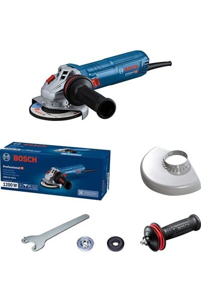 Bosch Professional Ъглошлайф GWS12-125S, 1200W, 11000 об/мин, 125 мм