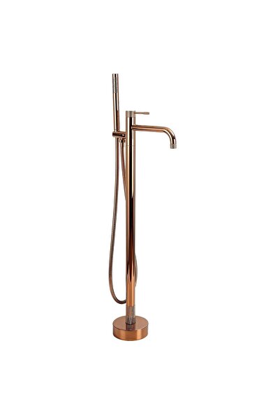 Rea Robinet Pentru Cadă Montat Pe Podea Venti Cupru 21X10X115Cm