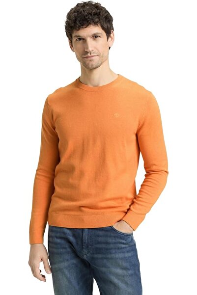 Tom Tailor Men's Basic Knitted Jumper with Crew Neck