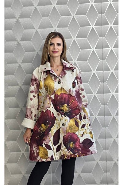GLAMSI Γυναικείο σακάκι Viviana με μαλλί και βισκόζη, πέτο, κλείσιμο με κουμπ...